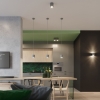 Nástenné svietidlo ORBIS 1 sivé 1x40W G9 Sollux Lighting