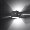 Nástenné svietidlo LOBO sivé 1x40W G9 Sollux Lighting