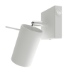 Nástenné svietidlo RING biele s vypínačom 1x40W GU10 Sollux Lighting