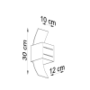 Nástenné svietidlo LORETO čierne 1x40W G9 Sollux Lighting
