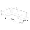 MAGNET keramická nástenná lampa 1x60W E27 Sollux Lighting