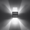 Nástenné svietidlo LORETO sivé 1x40W G9 Sollux Lighting