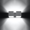 Nástenné svietidlo QUAD 2 biele 2x40W G9 Sollux Lighting