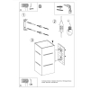 Nástenné svietidlo BLOCCO biele 1x40W G9 Sollux Lighting