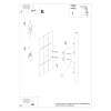 Nástenné svietidlo PASTELO 2 čierne 2x8W G9 Sollux Lighting