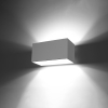 Nástenné svietidlo QUAD MAXI biele 2x40W G9 Sollux Lighting