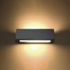 VEGA sivá 1x60W E27 keramická nástenná lampa od Sollux Lighting