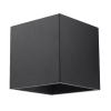 Nástenné svietidlo QUAD 1 čierne 1x40W G9 Sollux Lighting