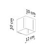 Nástenné svietidlo PIXAR biele 1x40W G9 Sollux Lighting