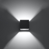 Nástenné svietidlo QUAD 1 antracit 1x40W G9 Sollux Lighting