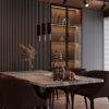 Nástenné svietidlo LOOPEZ čierna/medená 2x40W GU10 Sollux Lighting