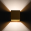 Nástenné svietidlo QUAD 1 gold 1x8W G9 Sollux Lighting