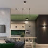 Nástenné svietidlo ORBIS 1 čierne 1x40W G9 Sollux Lighting