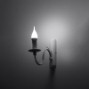 Nástenné svietidlo MINERWA biele 1x40W E14 Sollux Lighting