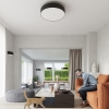Nástenné svietidlo SKALA čierne 2x60W E27 Sollux Lighting
