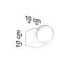 Nástenné svietidlo ARIZ prírodné drevo 1x60W E27 Sollux Lighting
