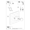 Nástenné svietidlo ARIZ concrete 1x60W E27 Sollux Lighting