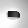 Nástenné svietidlo MAGNUS čierne 2x40W G9 Sollux Lighting