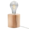 Stolná lampa SALGADO prírodné drevo 1x60W E27 Sollux Lighting