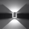 Nástenné svietidlo ORBIS 1 biele 1x40W G9 Sollux Lighting