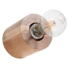 Nástenné svietidlo SALGADO prírodné drevo 1x60W E27 Sollux Lighting