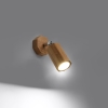 Nástenné svietidlo ZEKE dub 1x40W E27 Sollux Lighting