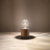 Stolná lampa SALGADO prírodné drevo 1x60W E27 Sollux Lighting