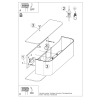 Nástenné svietidlo LOKKO biele 2x60W E27 Sollux Lighting