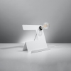 Stolná lampa INCLINE biela 1x60W E27 Sollux Lighting