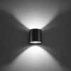 Nástenné svietidlo ORBIS 1 antracit 1x40W G9 Sollux Lighting