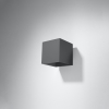 Nástenné svietidlo QUAD 1 antracit 1x40W G9 Sollux Lighting