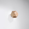 Nástenné svietidlo WOODY prírodné drevo 1x40W G9 Sollux Lighting