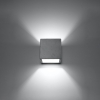 Nástenné svietidlo QUAD concrete 1x40W G9 Sollux Lighting