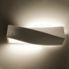 Keramická nástenná lampa SIGMA biela 1x60W E27 Sollux Lighting