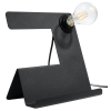 Stolná lampa INCLINE čierna 1x60W E27 Sollux Lighting