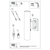 Nástenné svietidlo LAGOS 2 lesklé zlaté 2x10W GU10 Sollux Lighting