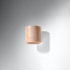 Nástenné svietidlo ORBIS prírodné drevo 1x40W G9 Sollux Lighting