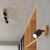 Nástenné svietidlo VERDO čierne 1x10W GU10 Sollux Lighting