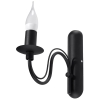 Nástenné svietidlo MINERWA čierne 1x40W E14 Sollux Lighting