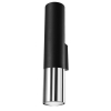 Nástenné svietidlo LOOPEZ čierna/chróm 2x40W GU10 Sollux Lighting