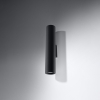 Nástenné svietidlo LAGOS 2 čierne 2x10W GU10 Sollux Lighting