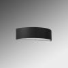 Nástenné svietidlo SKALA čierne 2x60W E27 Sollux Lighting