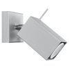 Nástenné svietidlo MERIDA 1 sivé 1x40W GU10 Sollux Lighting