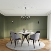 Nástenné svietidlo MINERWA čierne 1x40W E14 Sollux Lighting
