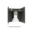 Nástenné svietidlo QUAD 2 biele 2x40W G9 Sollux Lighting