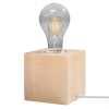 ARIZ stolová lampa prírodné drevo 1x60W E 27 Sollux Lighting
