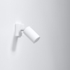 Nástenné svietidlo RING biele 1x40W GU10 Sollux Lighting