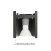 Nástenné svietidlo ORBIS 2 čierne 2x40W G9 Sollux Lighting