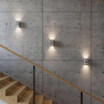 Nástenné svietidlo BLOCCO sivé 1x40W G9 Sollux Lighting