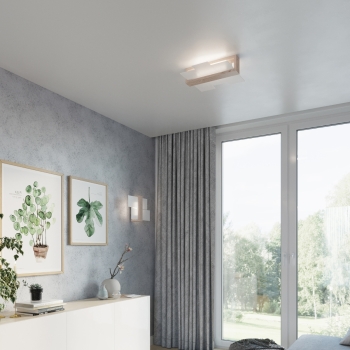 Nástenné svietidlo FENIKS 1 prírodné drevo 1x60W E27 Sollux Lighting